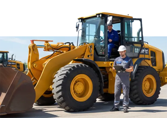 Kontrola jakości naprawy maszyny