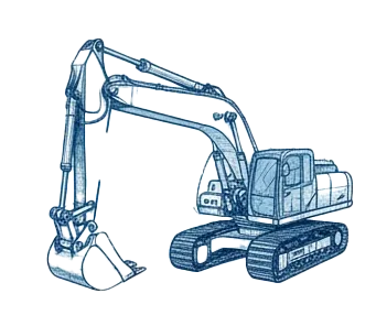 Szkic koparki