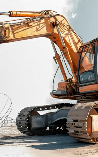 Serwis maszyn budowlanych i rolniczych- koparka